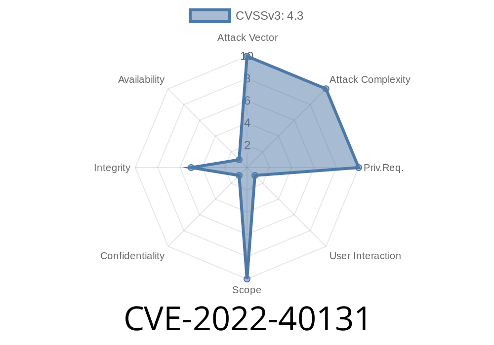 CVE-2022-40131: Cross-Site Request Forgery (CSRF) Vulnerability Found in a3rev Software Page View Count Plugin on WordPress Versions <= 2.5.5