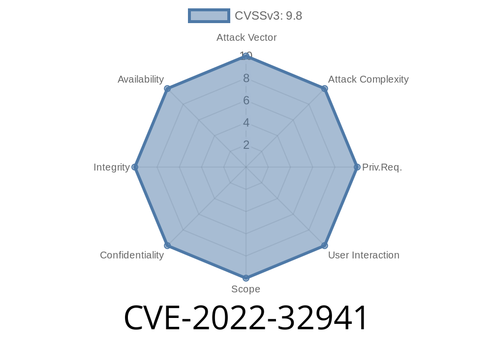 CVE-2022-32941 - A Comprehensive Overview and Analysis of a Dangerous Buffer Overflow Vulnerability