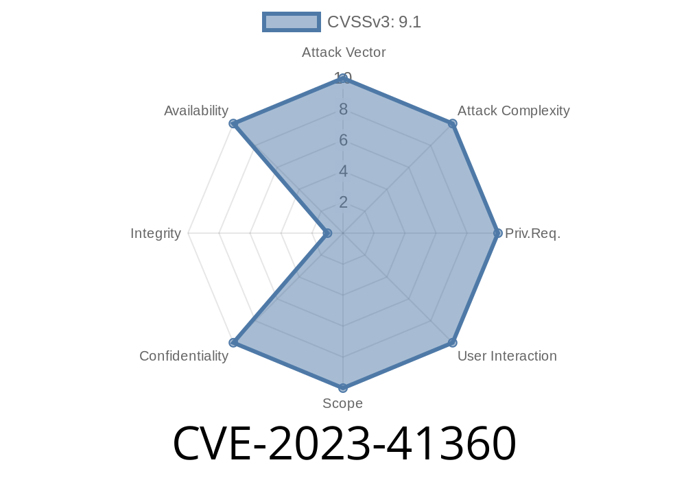 CVE-2023-41360 - Vulnerability Discovery in FRRouting FRR: Potential Exploit in bgpd/bgp_packet.c