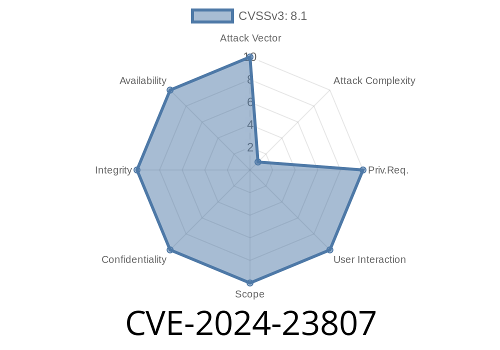 "CVE-2024-23807: Critical Use-After-Free Vulnerability in Apache Xerces C++ XML Parser Affecting Versions 3.. to 3.2.4 - Upgrade or Mitigate"