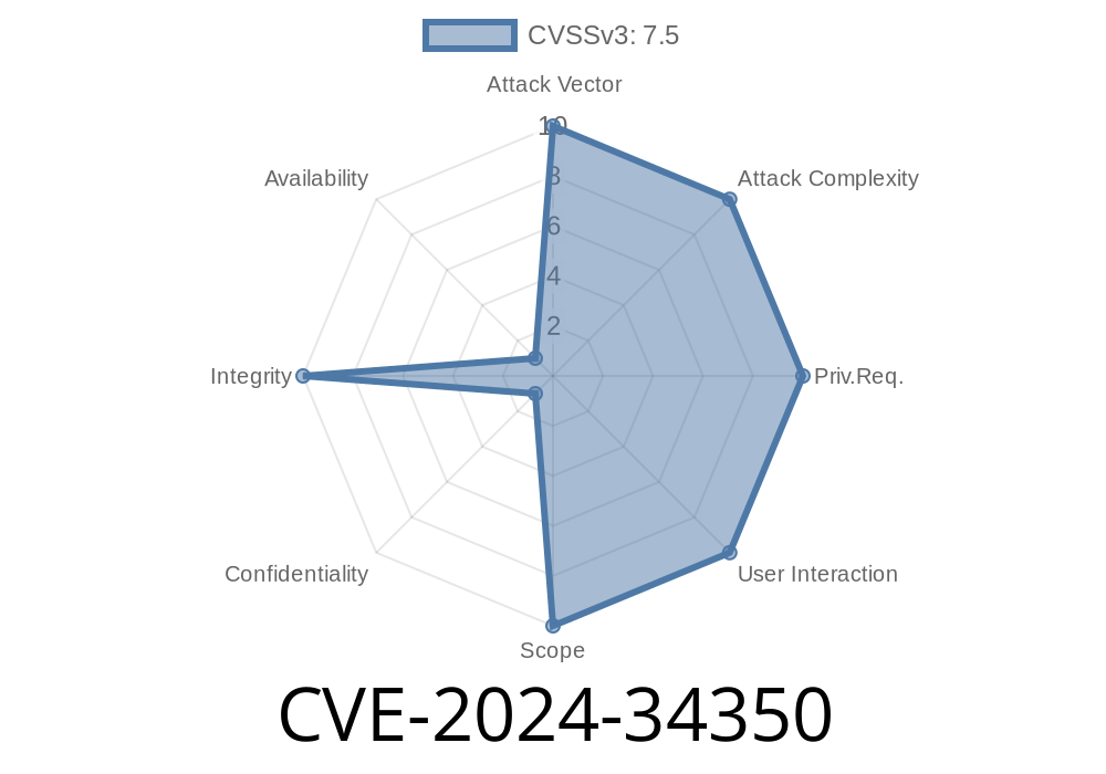 CVE-2024-34350: An In-Depth Analysis of Next.js Response Queue Poisoning Vulnerability, Exploit Details, and Mitigation Measures