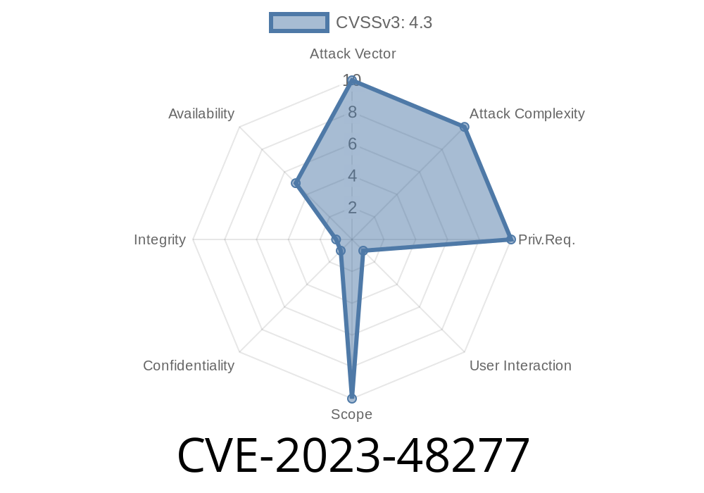 CVE-2023-48277 - Missing Authorization Vulnerability in SuperPWA Super Progressive Web Apps Exploiting Incorrectly Configured Access Control Security Levels